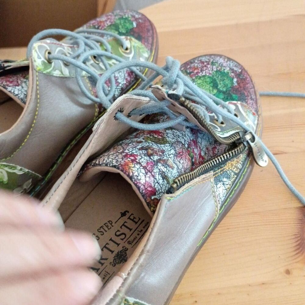 Spring-step Comfort old money hand-painted Women's Trainers - Picture 7 of 8